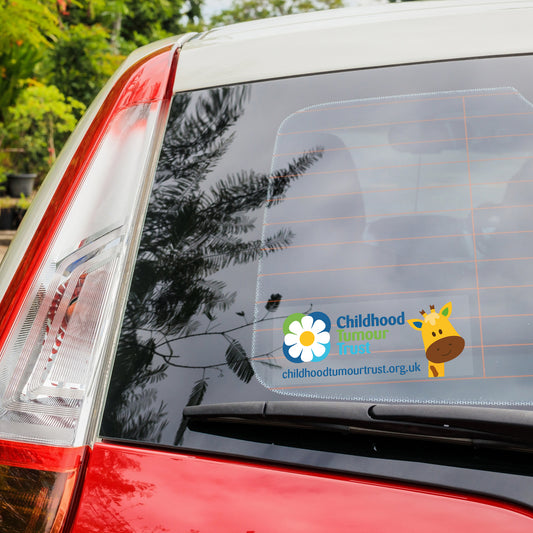 Clear Car Window Sticker