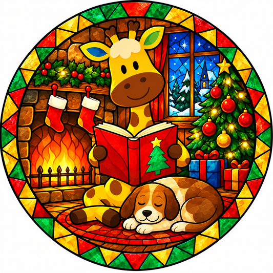 Round glass ornament