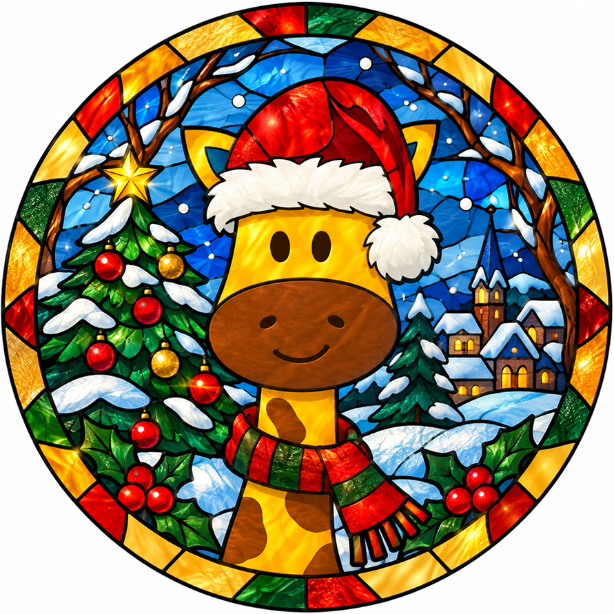 Round glass ornament
