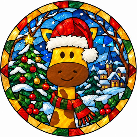 Round glass ornament